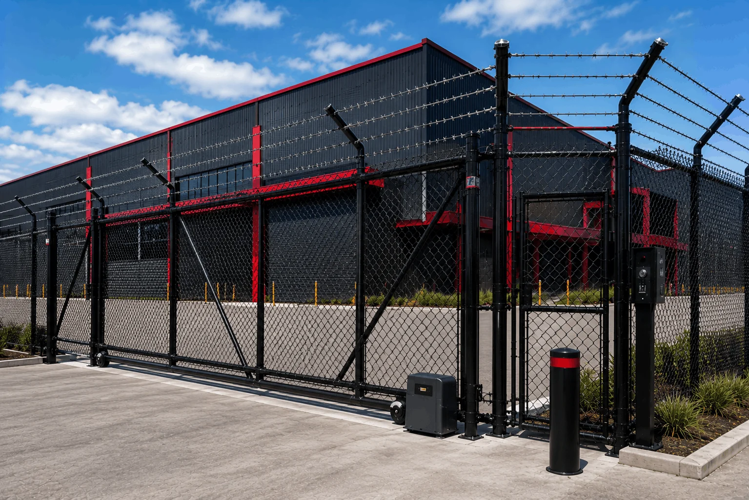 High security fencing products for restricted sites