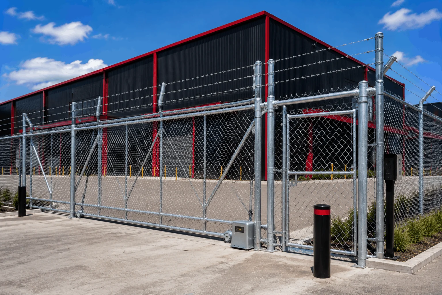 Chain link fencing components and accessories