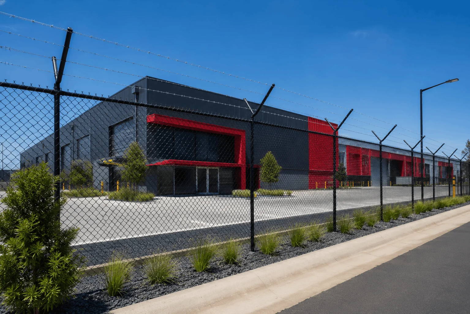Security fencing designed to meet Australian security fencing standards