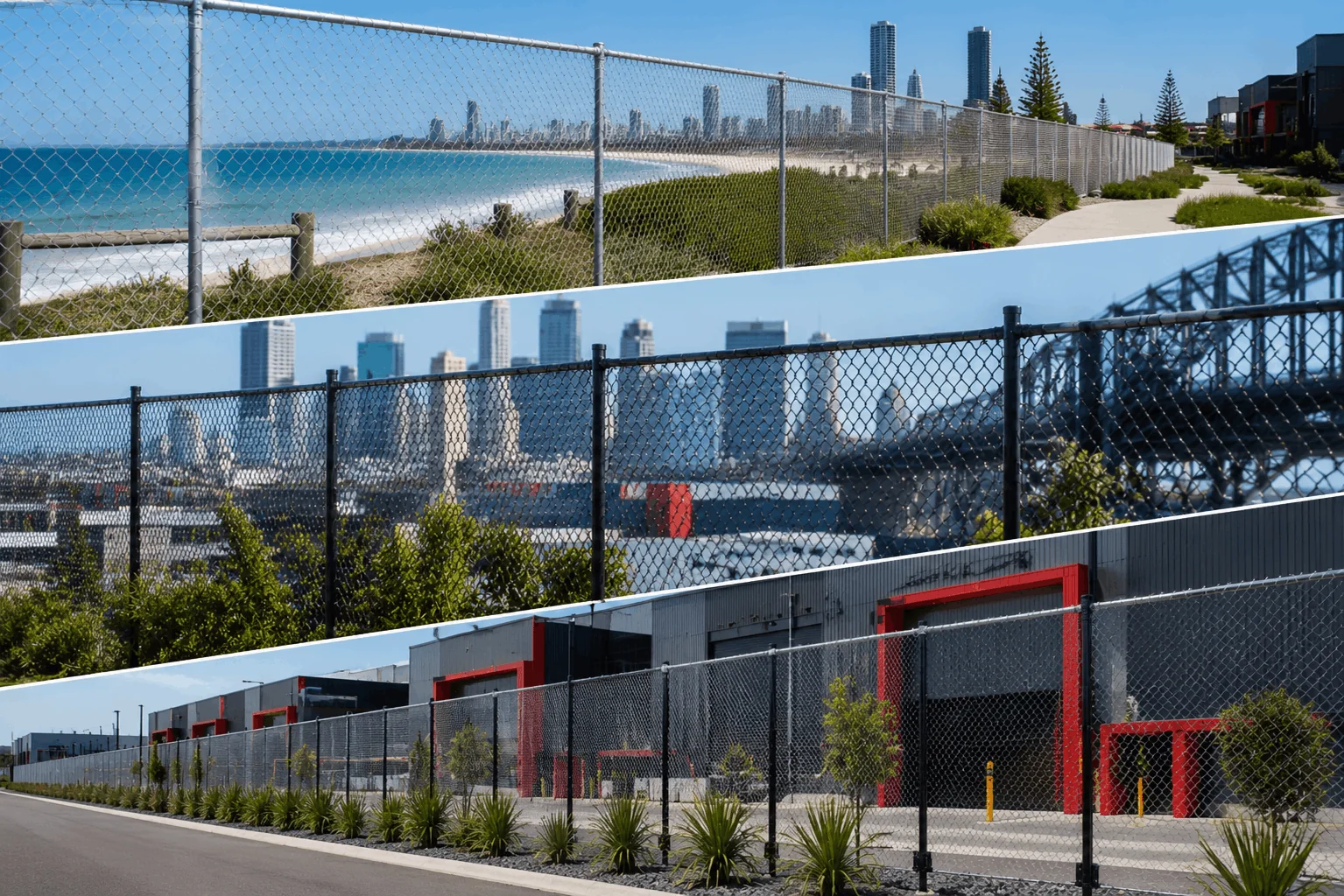 Durable chain link mesh built for Australian conditions