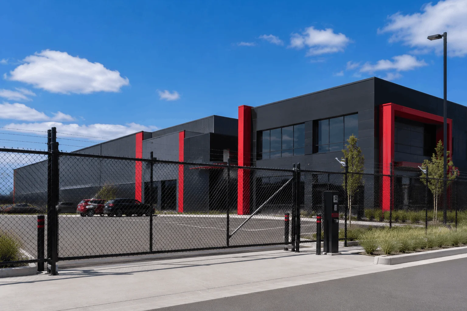 Commercial security fencing products for industrial properties
